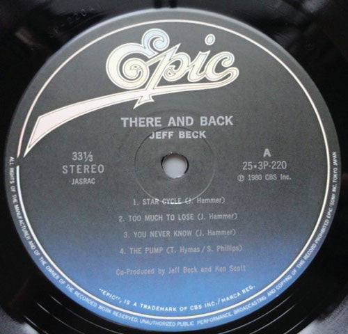 Jeff Beck - There and Back (LP, Album)