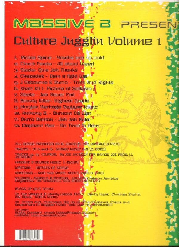 Various - Culture Jugglin Vol. 1 (LP, Comp)