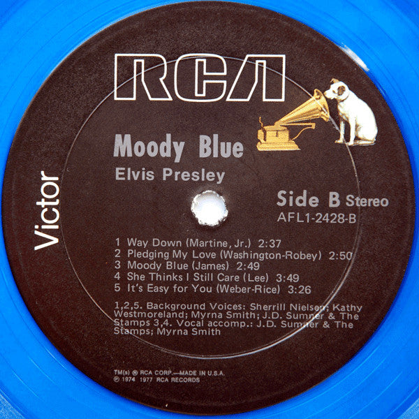 Elvis Presley - Moody Blue (LP, Album, Wad)