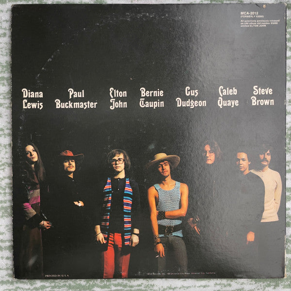 Elton John - Elton John (LP, Album, RE, Pin)