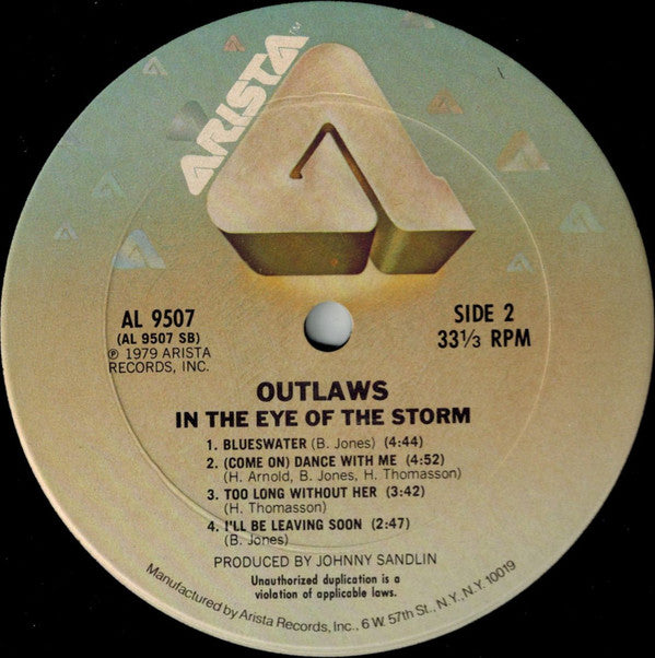 Outlaws - In The Eye Of The Storm (LP, Album, Ter)