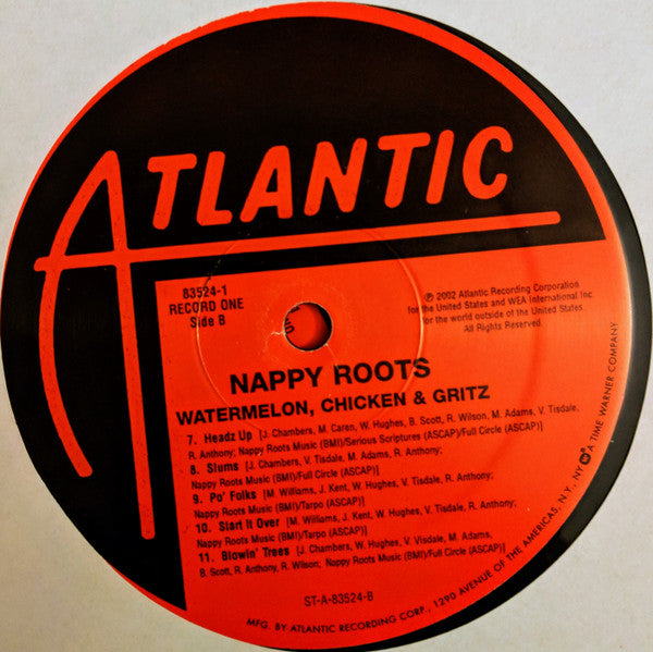 Nappy Roots - Watermelon, Chicken & Gritz (2xLP, Album)