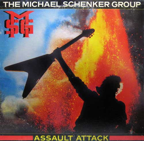 The Michael Schenker Group - Assault Attack (LP, Album, RP)