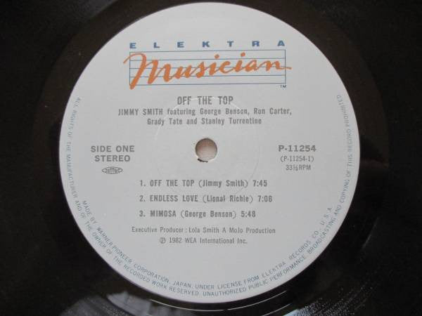Jimmy Smith - Off The Top (LP, Album)