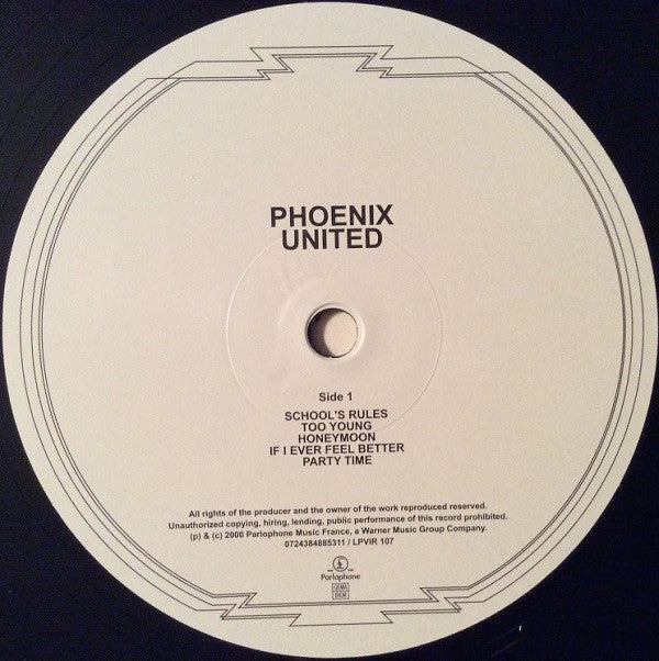 Phoenix - United (LP, Album, RE)