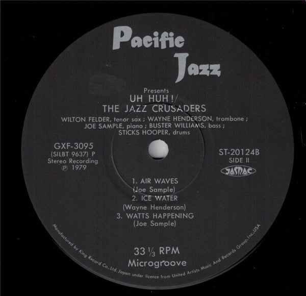 The Jazz Crusaders* - Uh Huh (LP, Album, RE)