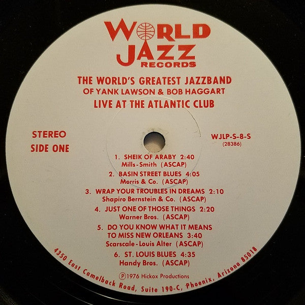 The World's Greatest Jazzband - On Tour(LP, Album, RE)