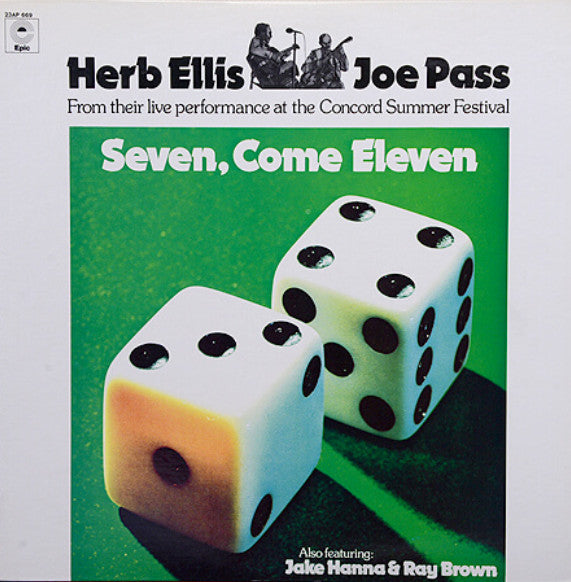 Herb Ellis, Joe Pass - Seven, Come Eleven (LP, Album, RE)