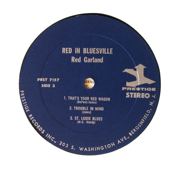 Red Garland - Red In Bluesville (LP, Album, RP)