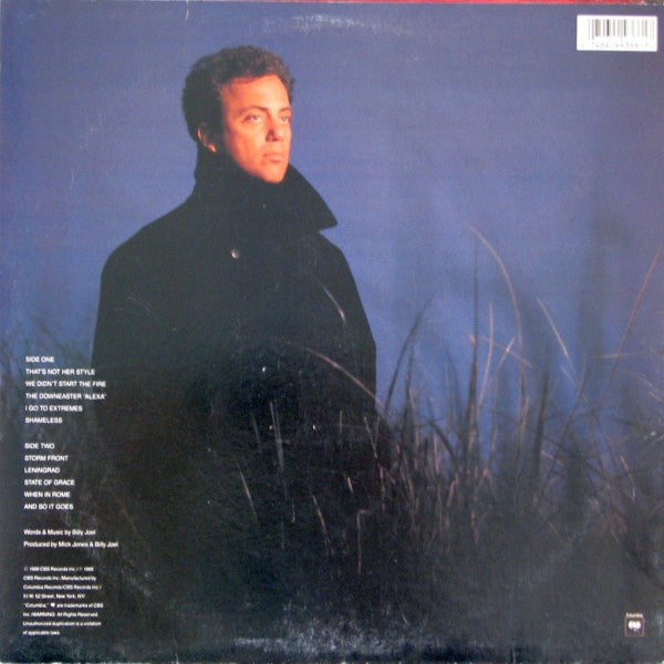 Billy Joel - Storm Front (LP, Album, Car)