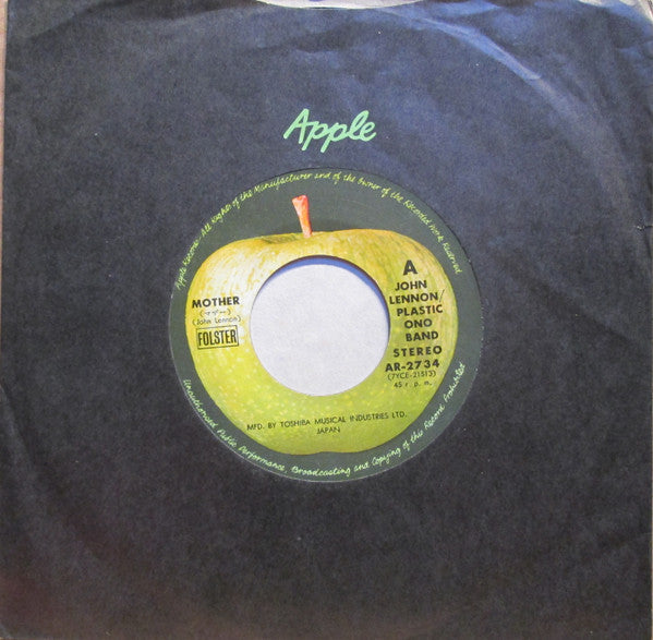 John Lennon / Plastic Ono Band* - Mother / Why (7"", Single, ¥40)