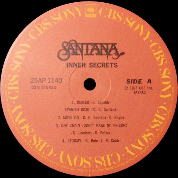 Santana - Inner Secrets (LP, Album)