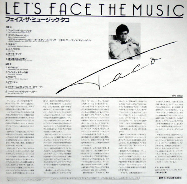 Taco - Let's Face The Music (LP, Album)