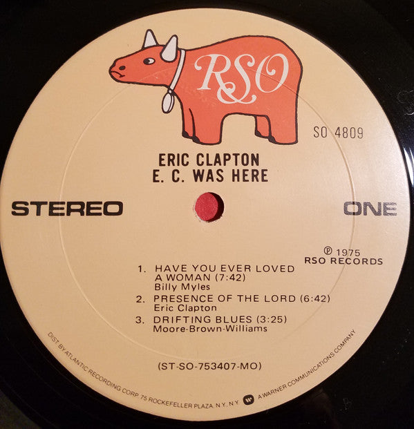 Eric Clapton - E.C. Was Here (LP, Album, MO )