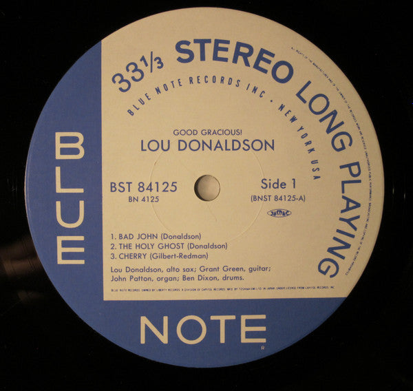 Lou Donaldson - Good Gracious! (LP, Album, RE)