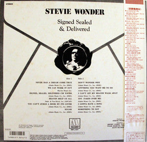 Stevie Wonder - Signed Sealed & Delivered (LP, Album, RE)