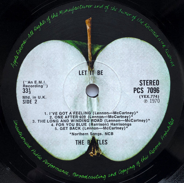 The Beatles - Let It Be (LP, Album, Red)