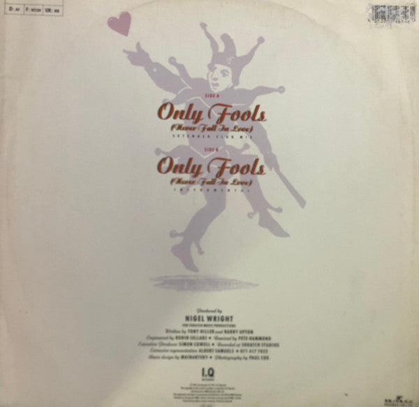 Sonia - Only Fools (Never Fall In Love) (12"")