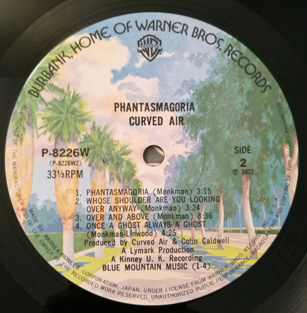 Curved Air - Phantasmagoria (LP, Album, RE)