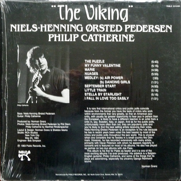 Niels-Henning Orsted Pedersen*, Philip Catherine - The Viking (LP)