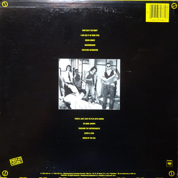 Men At Work - Business As Usual (LP, Album, Ter)