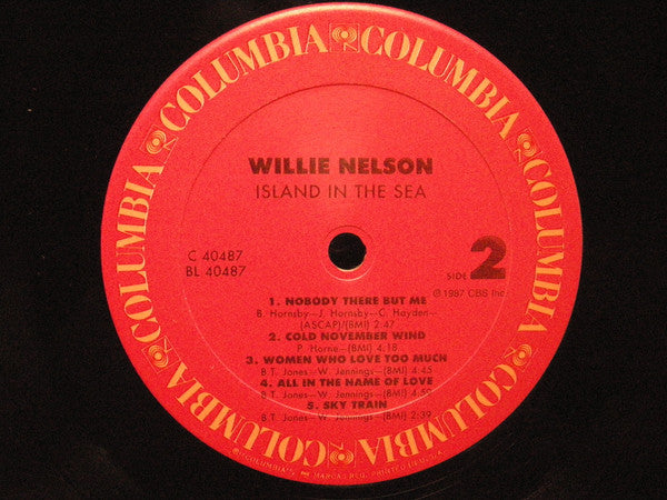 Willie Nelson - Island In The Sea (LP, Album)