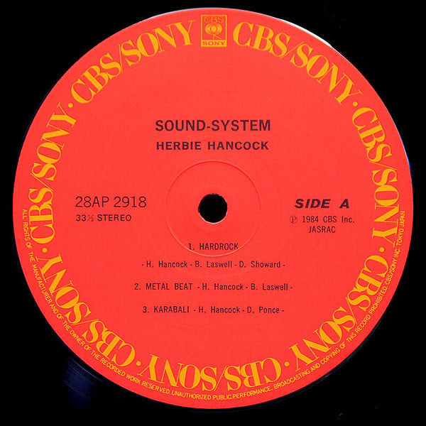 Herbie Hancock - Sound-System (LP, Album)