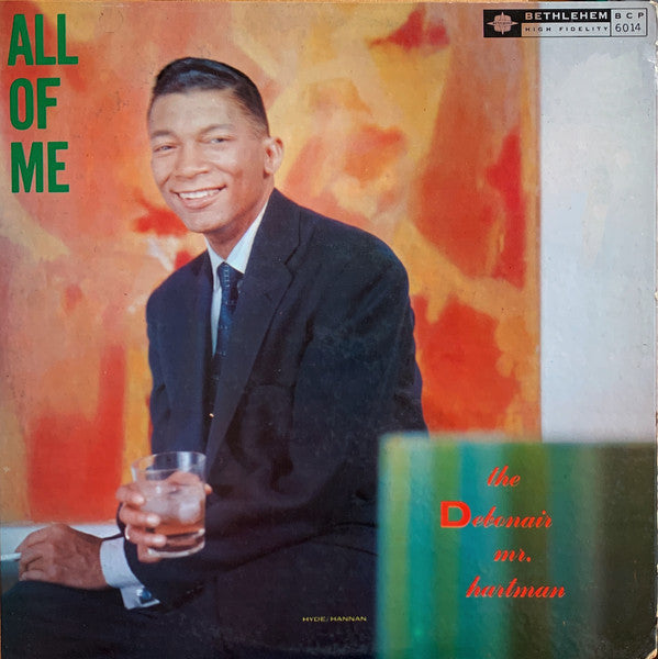 Johnny Hartman - All Of Me-The Debonair Mr. Hartman (LP, Album, Mono)