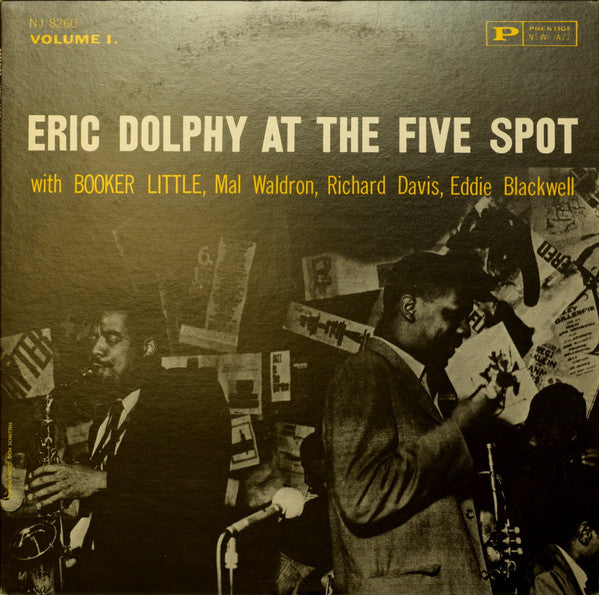 Eric Dolphy - At The Five Spot, Volume 1 (LP, Album, RE)