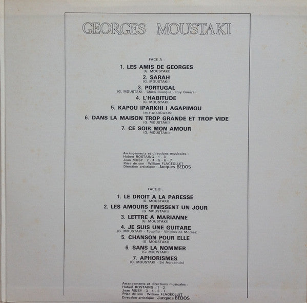 Georges Moustaki - Moustaki (LP, Album)