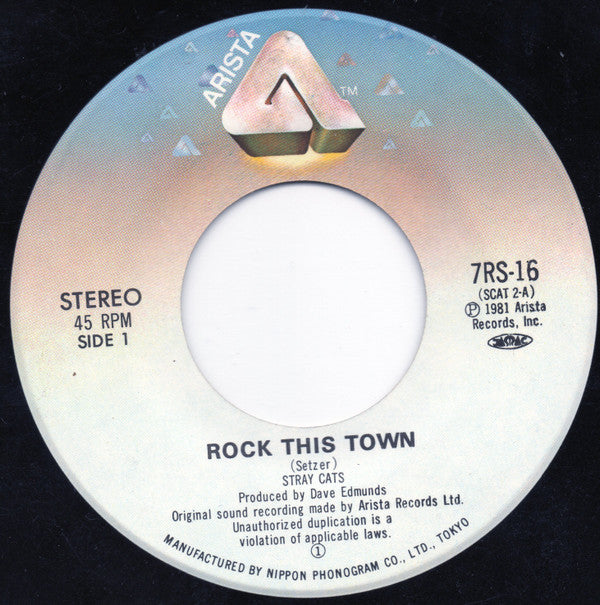 Stray Cats - Rock This Town (7"", Single)