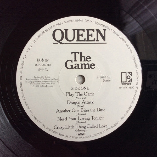 Queen - The Game (LP, Album, Promo)