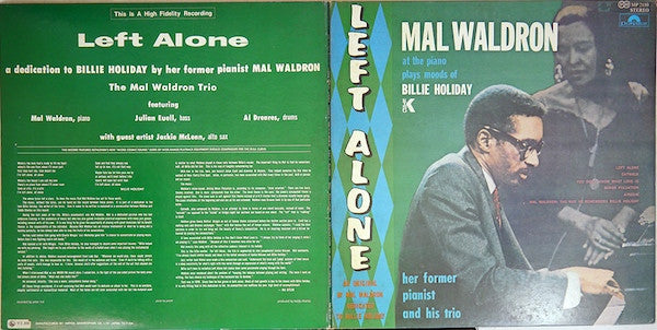 Mal Waldron - Left Alone (LP, Album, RE, Gat)