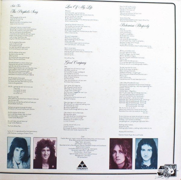 Queen - A Night At The Opera (LP, Album, PRC)