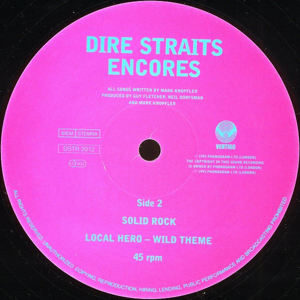 Dire Straits - Encores (12"", EP)