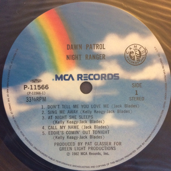 Night Ranger - Dawn Patrol (LP, Album, RE)