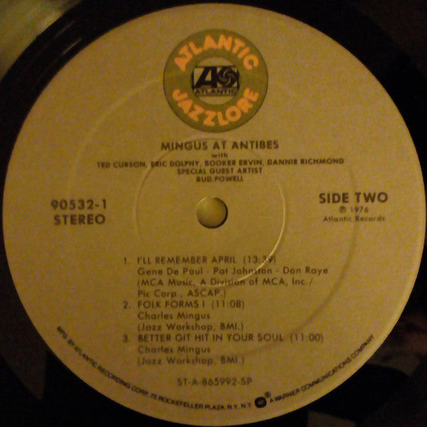 Charles Mingus - Mingus At Antibes (LP, Album, RE, RM)