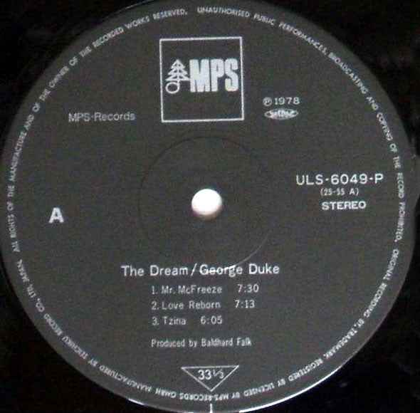 George Duke - The Dream (LP, Album, RE)