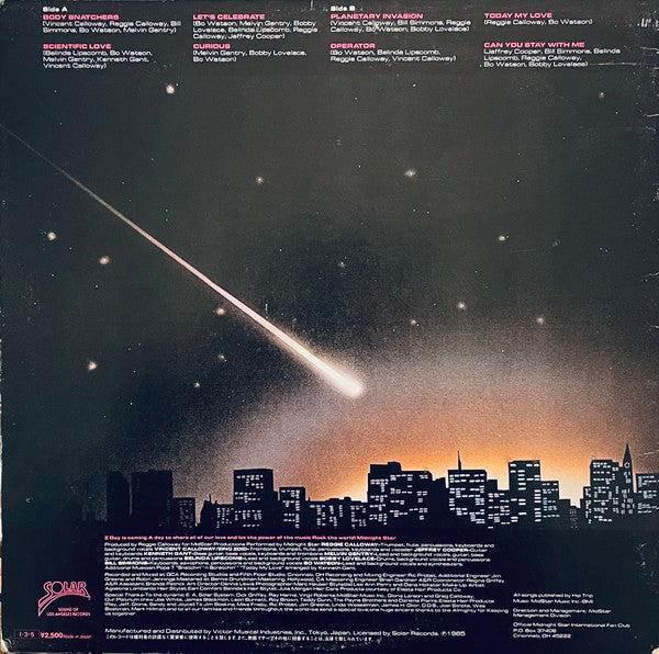 Midnight Star - Planetary Invasion (LP, Album)