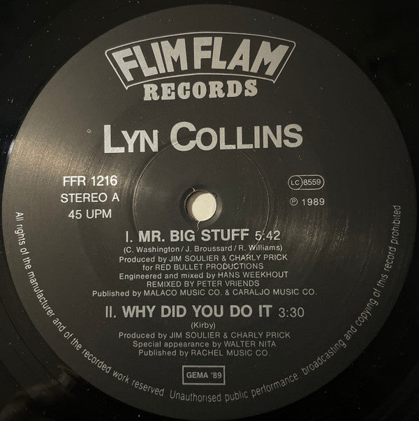 Lyn Collins & Walter Nita - Mr. Big Stuff (12"", Single)
