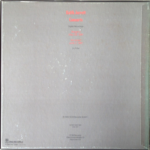 Keith Jarrett - Concerts (3xLP, Album + Box)