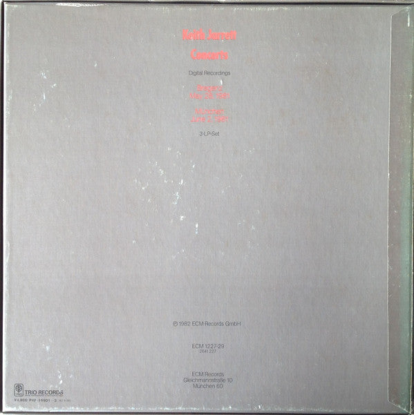 Keith Jarrett - Concerts (3xLP, Album + Box)