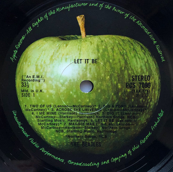 The Beatles - Let It Be (LP, Album, Red)