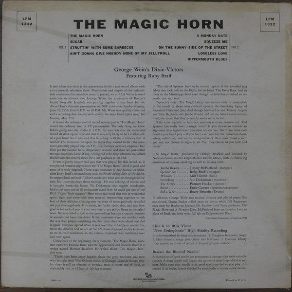 George Wein's Dixie Victors - The Magic Horn(LP, Album, Mono)