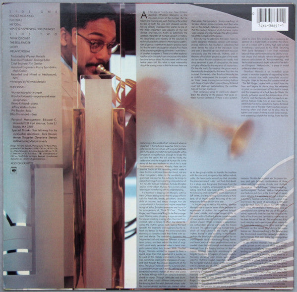 Wynton Marsalis - Think Of One (LP, Album, Pit)