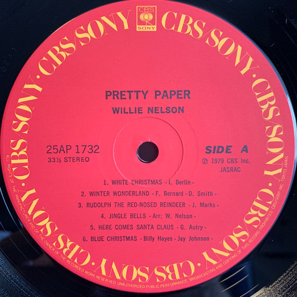 Willie Nelson - Pretty Paper (LP, Album)