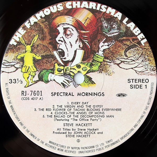 Steve Hackett - Spectral Mornings (LP, Album)