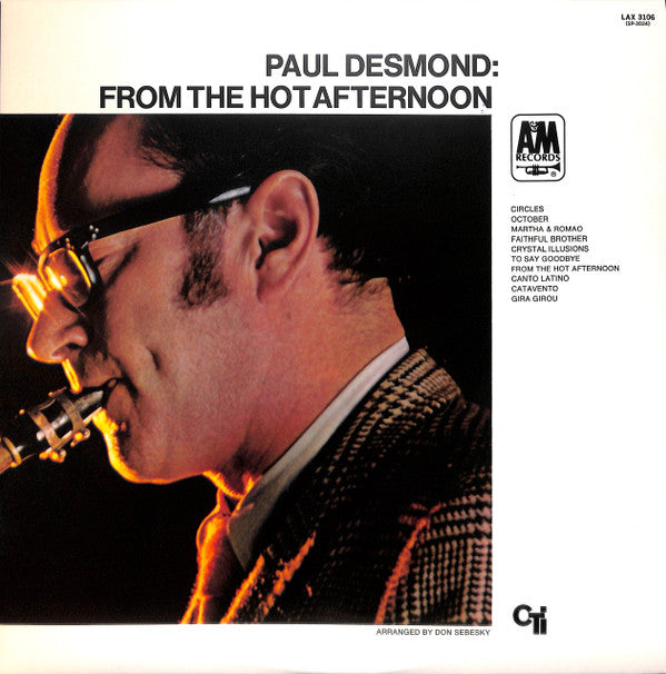 Paul Desmond - From The Hot Afternoon (LP, Album, Ltd, RE)