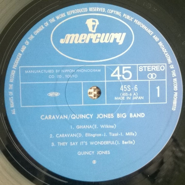 Quincy Jones Big Band* - Caravan (12"", Album)