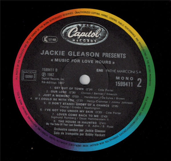 Jackie Gleason - Music For The Love Hours (LP, Album, Mono, RE)